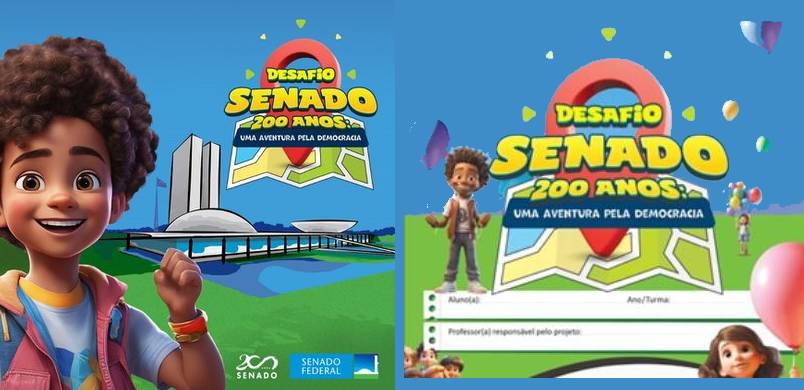 ‘Desafio Senado 200 anos’ chega aos estudantes do 5º ano do Ensino Fundamental